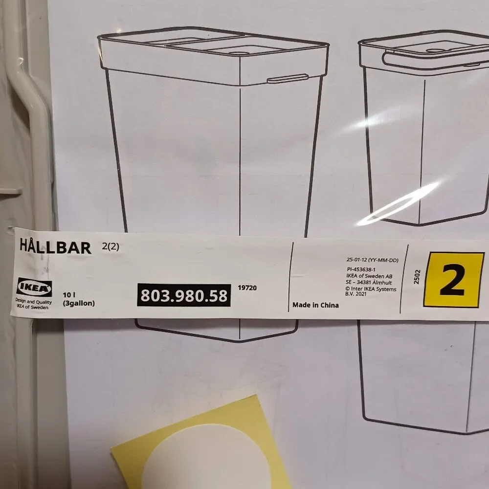 IKEA hallbar gallon